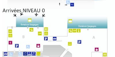 Bordeaux нисэх онгоцны буудлын терминалын зураг